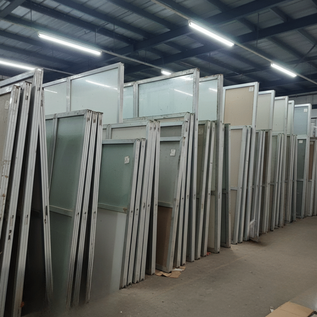 second hand aluminium partitions – buying & selling